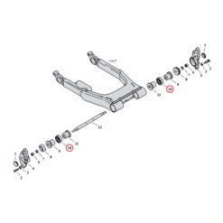 Swingin laakerit vm02-24 FLT/Touring (2 used); 06-17 (NU) Dyna